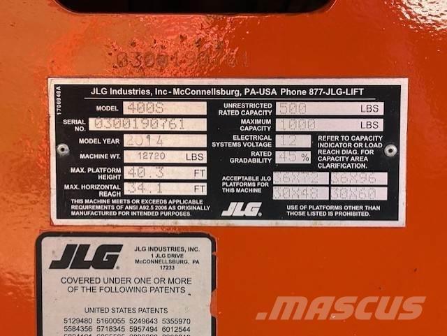 JLG 400S Muut henkilönosturit