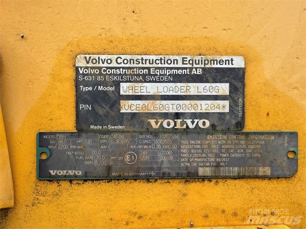 Volvo L60G Pyöräkuormaajat