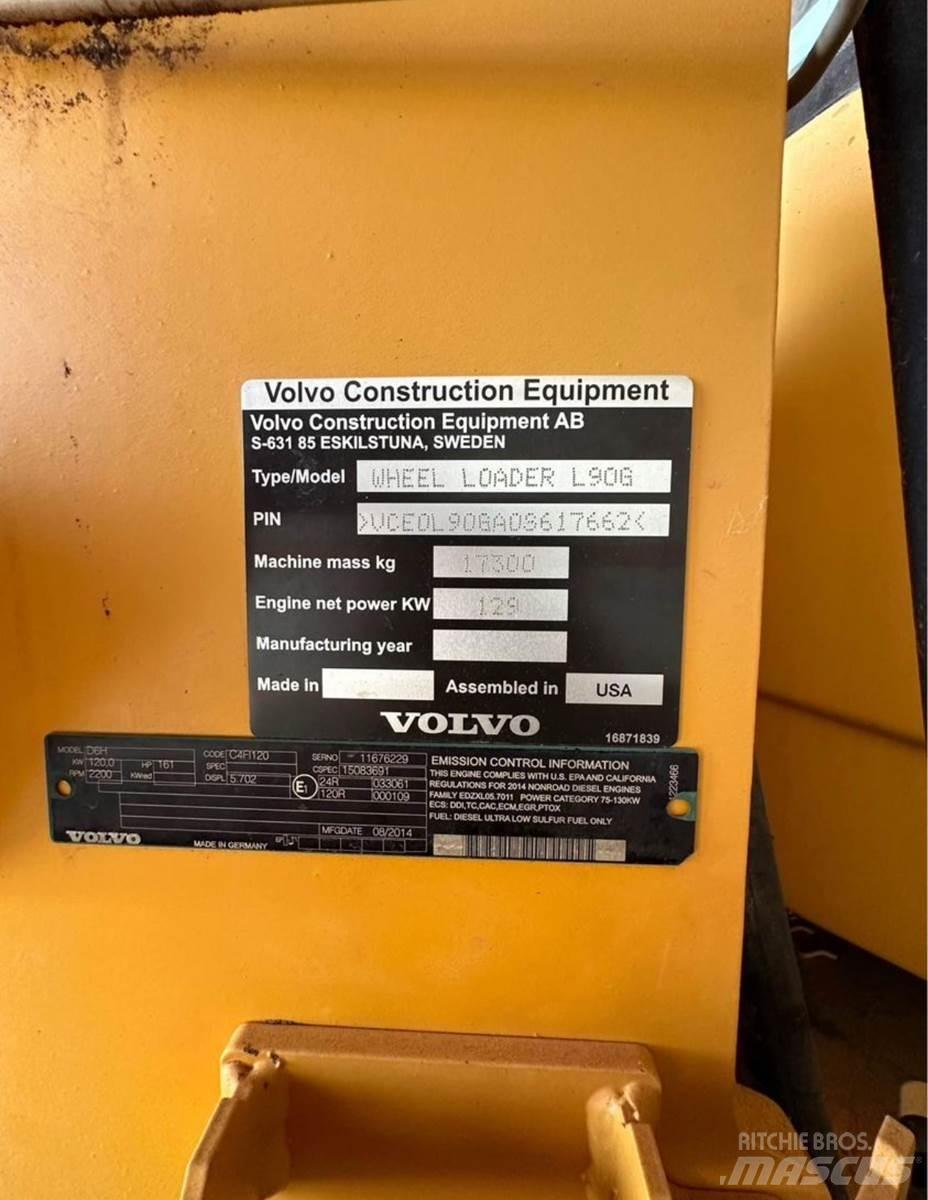 Volvo L90G Pyöräkuormaajat