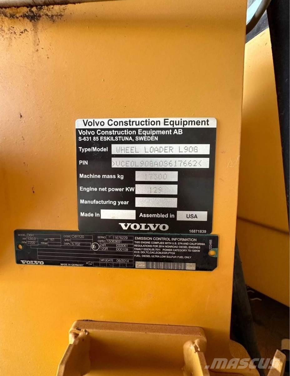 Volvo L90G Pyöräkuormaajat