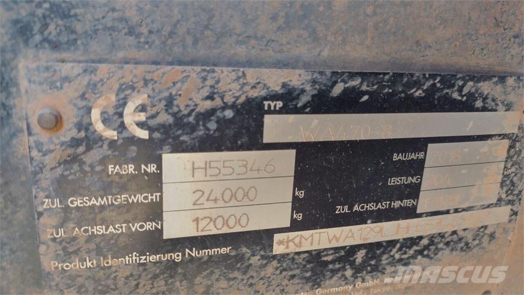 Komatsu WA 470-8 Pyöräkuormaajat