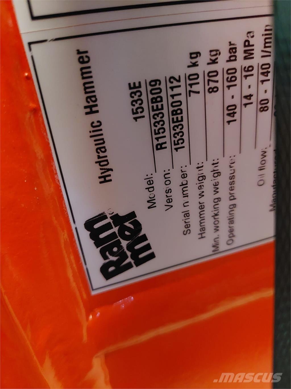 Rammer 1533E Muut koneet