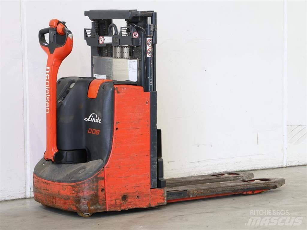 Linde D08/1160-00 Käyden ajettavat pinoamistrukit