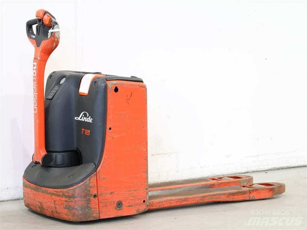 Linde T16/1152 Käyden ajettavat pinoamistrukit