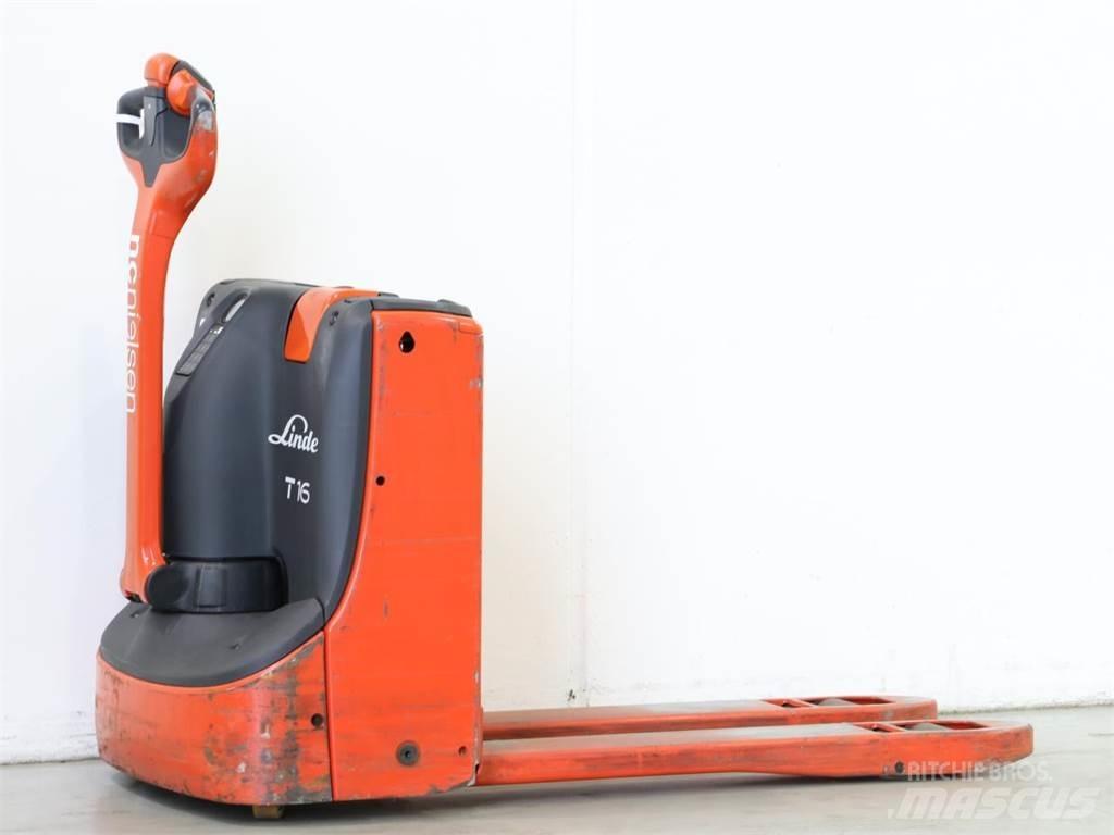 Linde T16/1152 Käyden ajettavat pinoamistrukit