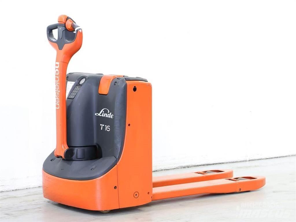 Linde T16/1152 Käyden ajettavat pinoamistrukit