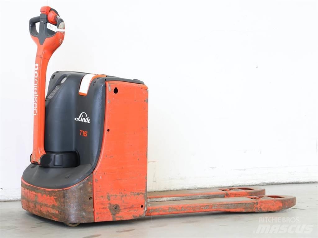 Linde T16/1152 Käyden ajettavat pinoamistrukit