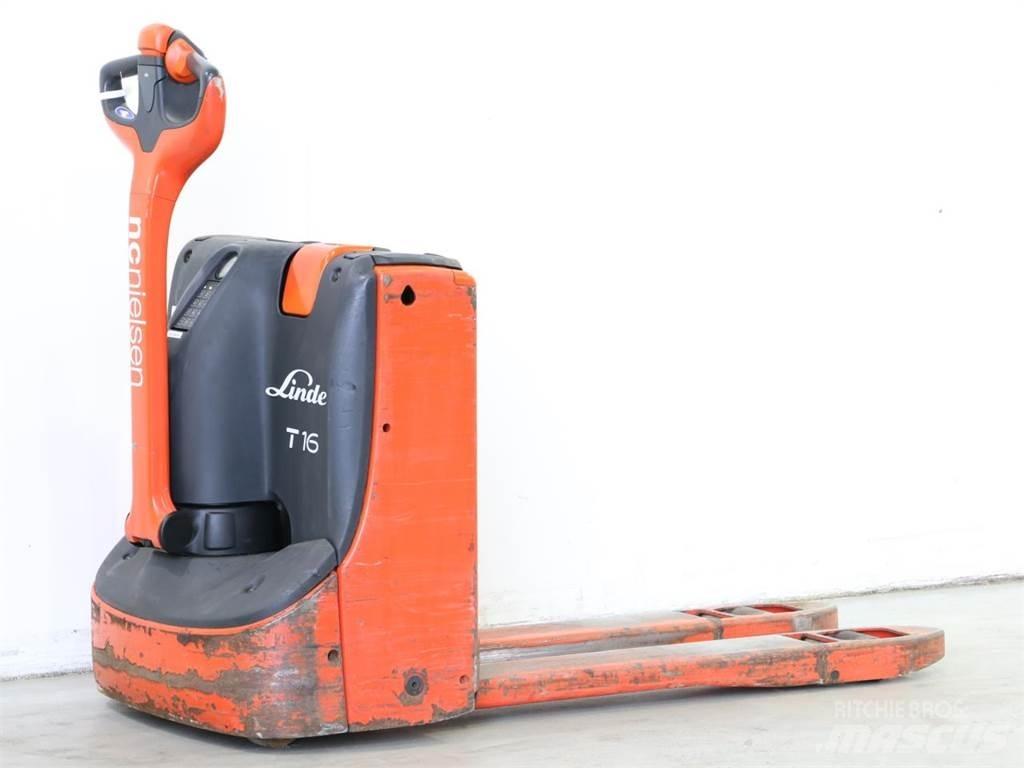 Linde T16/1152 Käyden ajettavat pinoamistrukit