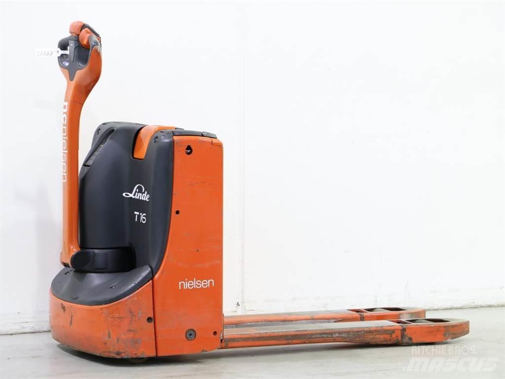 Linde T16/1152-00 Käyden ajettavat pinoamistrukit