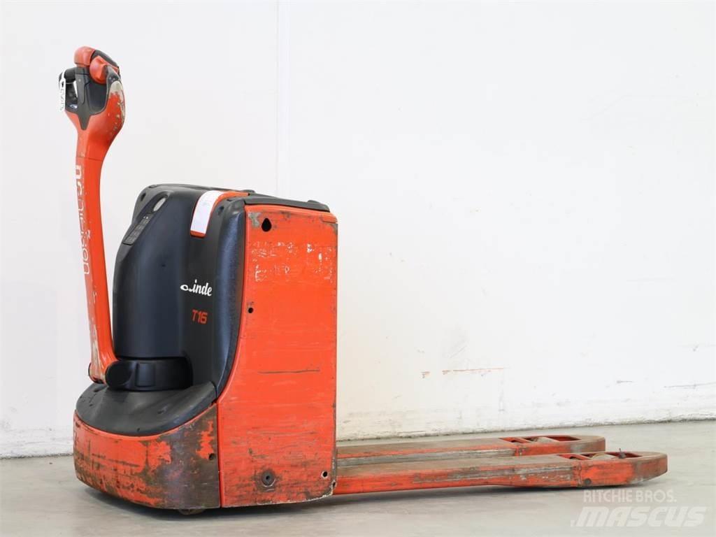Linde T16/1152-00 Käyden ajettavat pinoamistrukit
