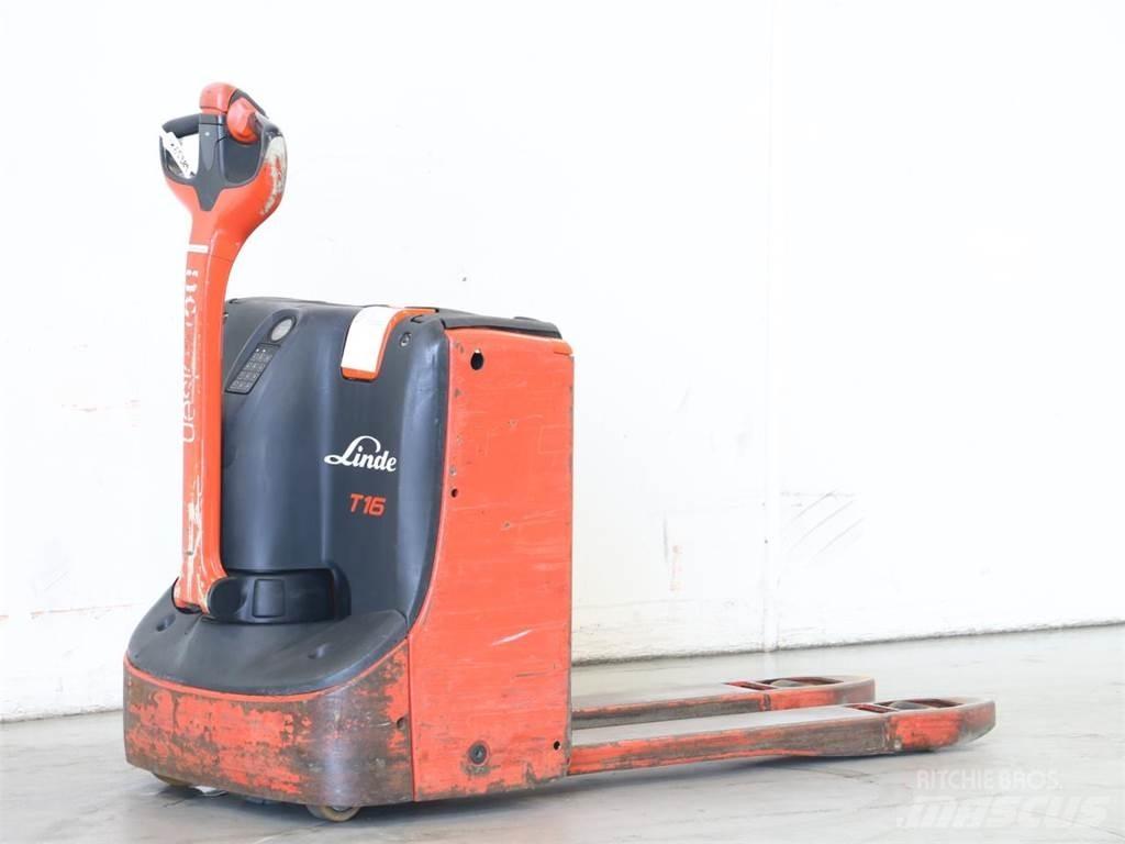 Linde T16/1152-00 Käyden ajettavat pinoamistrukit