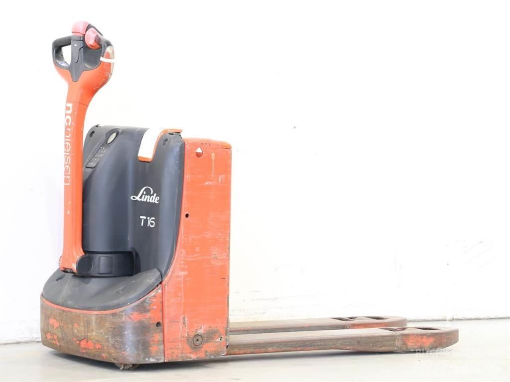 Linde T16/1152-00 Käyden ajettavat pinoamistrukit