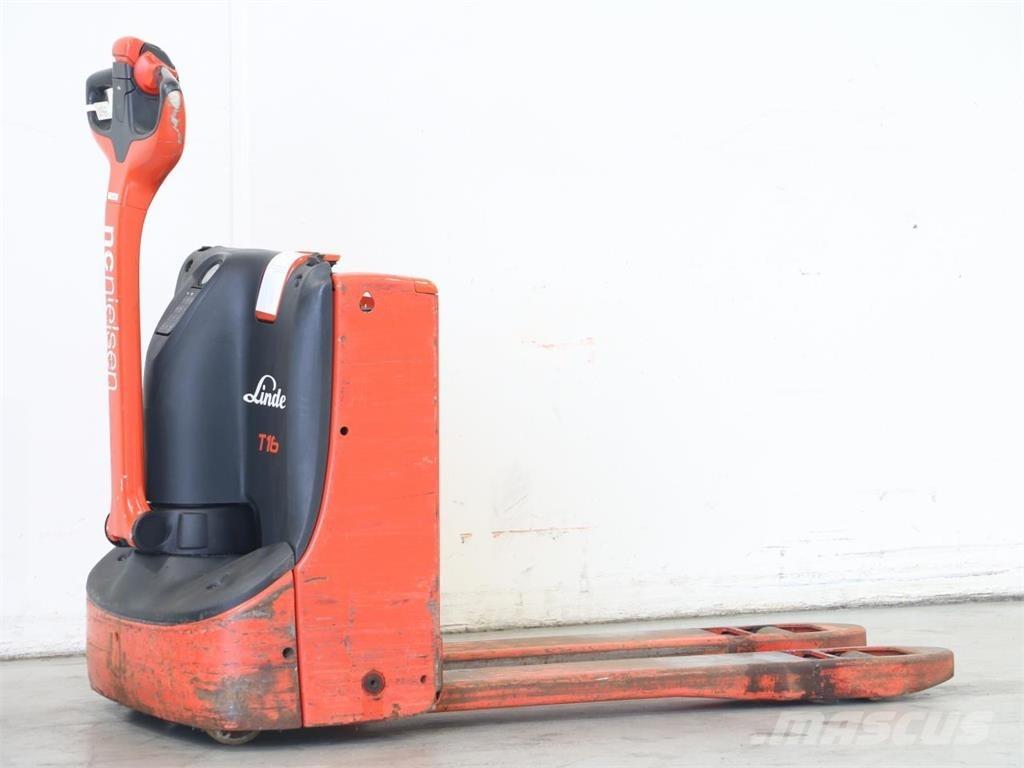 Linde T16/1152-02 Käyden ajettavat pinoamistrukit