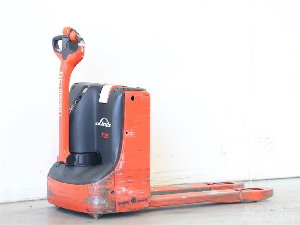 Linde T16/1152-02 Käyden ajettavat pinoamistrukit