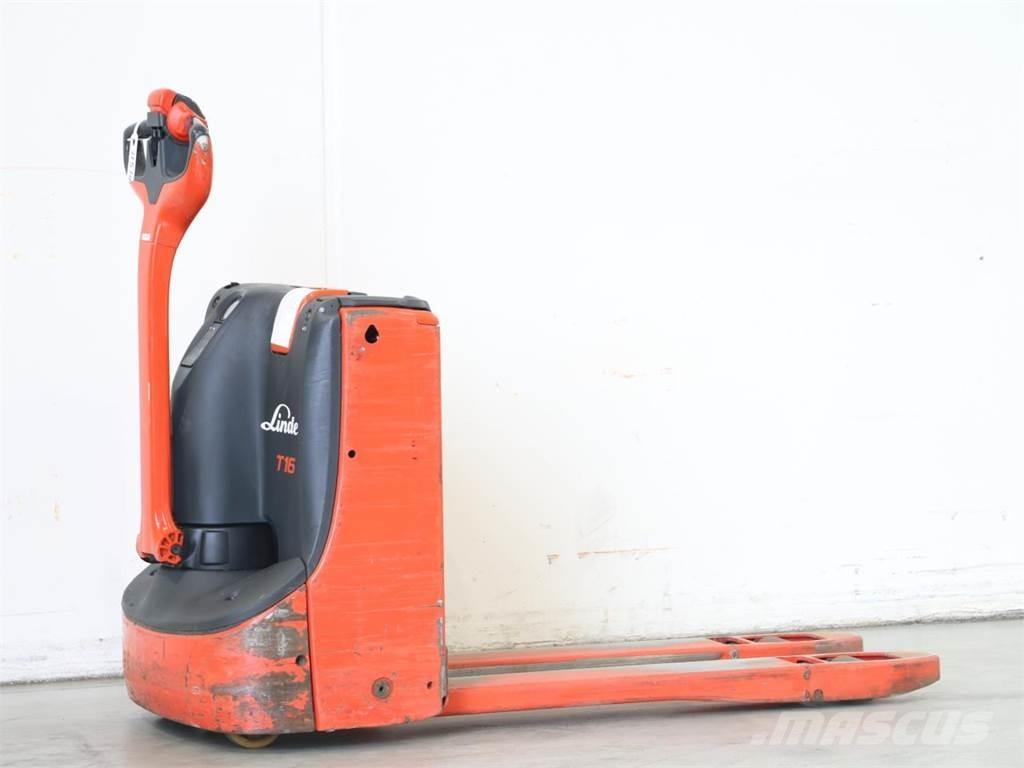 Linde T16/1152-02 Käyden ajettavat pinoamistrukit