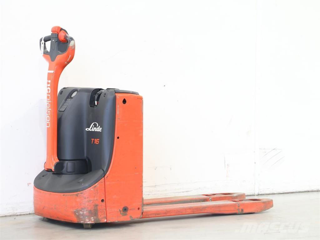 Linde T16/1152-02 Käyden ajettavat pinoamistrukit