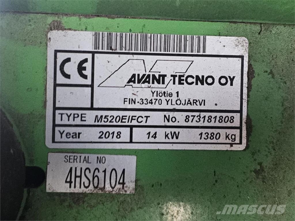 Avant M520 Pienkuormaajat