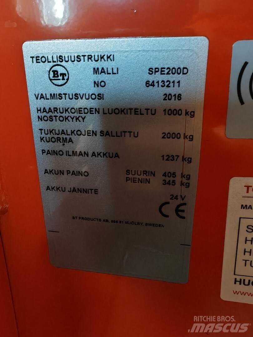 BT SPE200D Muut haarukkatrukit