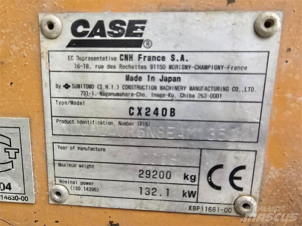 CASE CX 240 B Telakaivukoneet