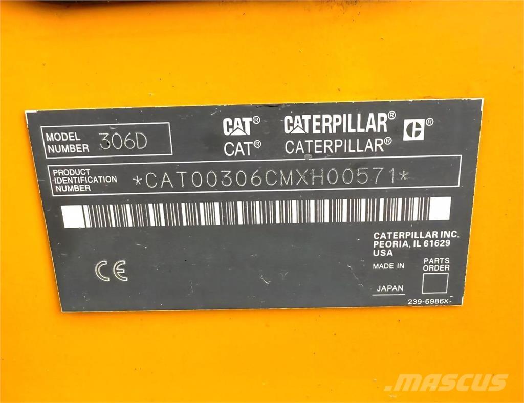 CAT 306D Minikaivukoneet < 7t