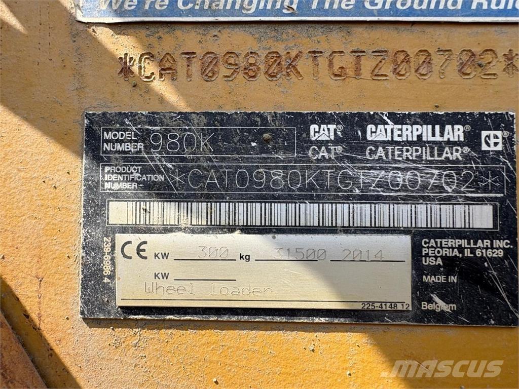 CAT 980 K MYYTY !!! Pyöräkuormaajat