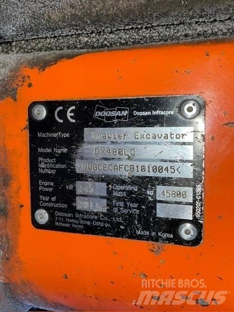 Doosan DX480LC Telakaivukoneet