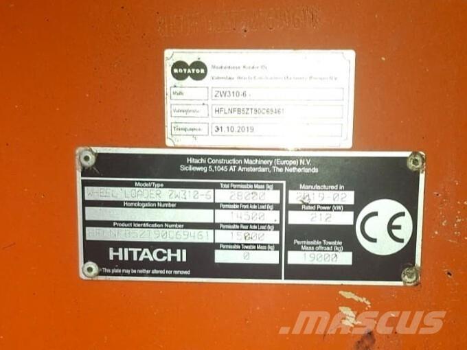 Hitachi ZW 310-6 Pyöräkuormaajat