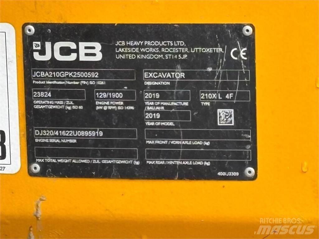 JCB 210 X L 4F Telakaivukoneet