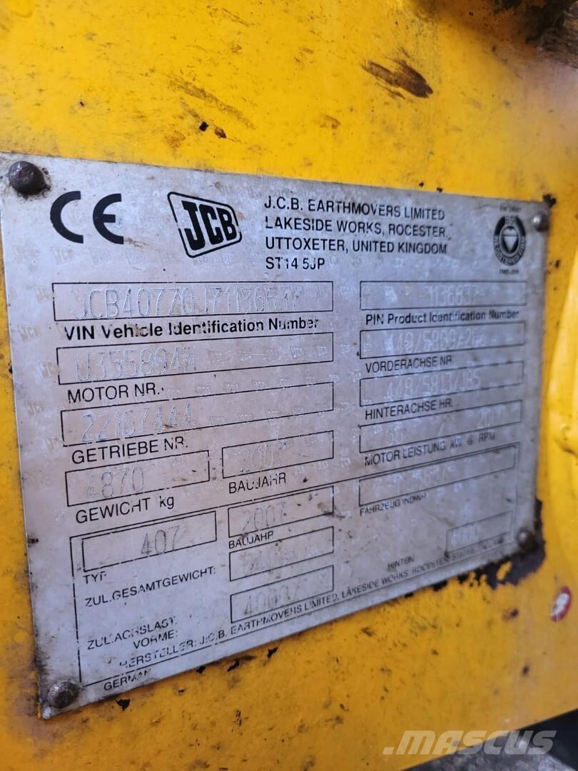 JCB 407 ZX Super Pyöräkuormaajat