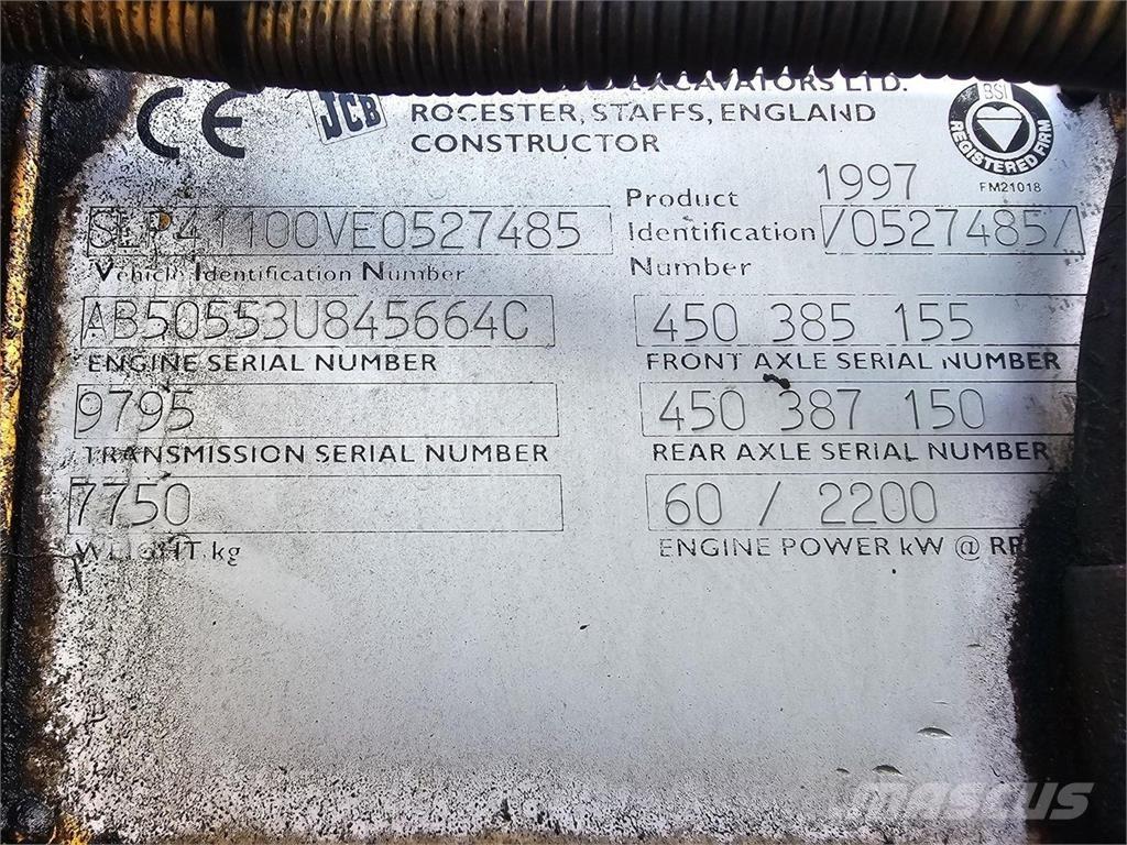 JCB 411 Pyöräkuormaajat