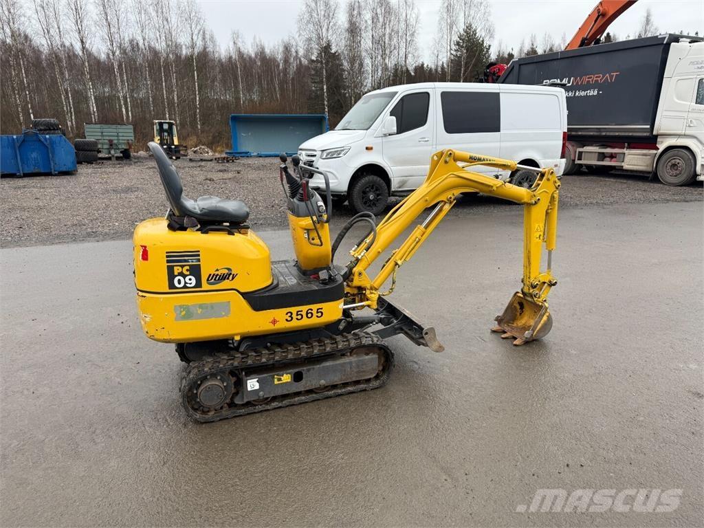 Komatsu PC09 Minikaivukoneet < 7t