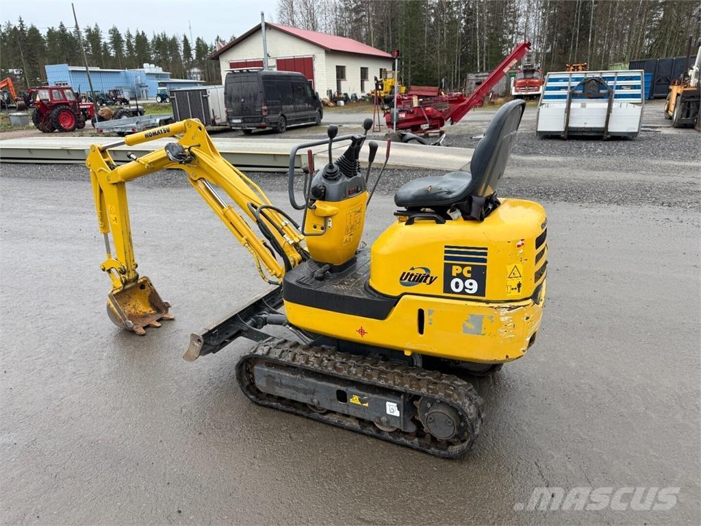 Komatsu PC09 Minikaivukoneet < 7t