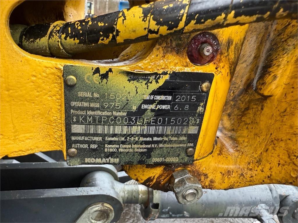 Komatsu PC09 Minikaivukoneet < 7t