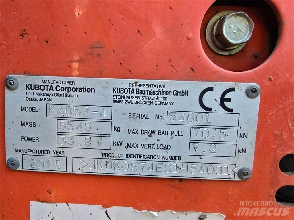 Kubota KX 057-4 Telakaivukoneet