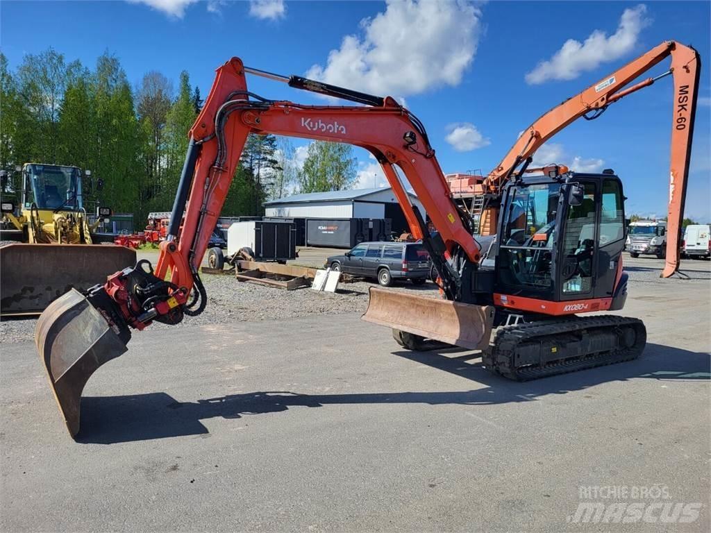Kubota KX 080-4 Midikaivukoneet 7t - 12t