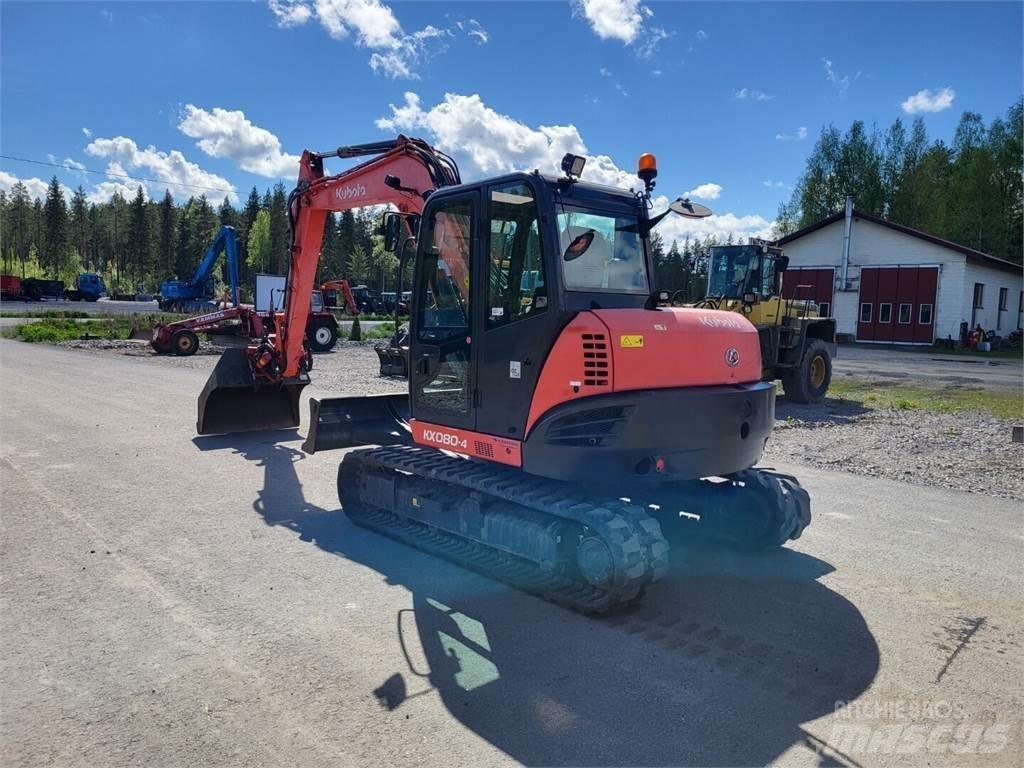 Kubota KX 080-4 Midikaivukoneet 7t - 12t