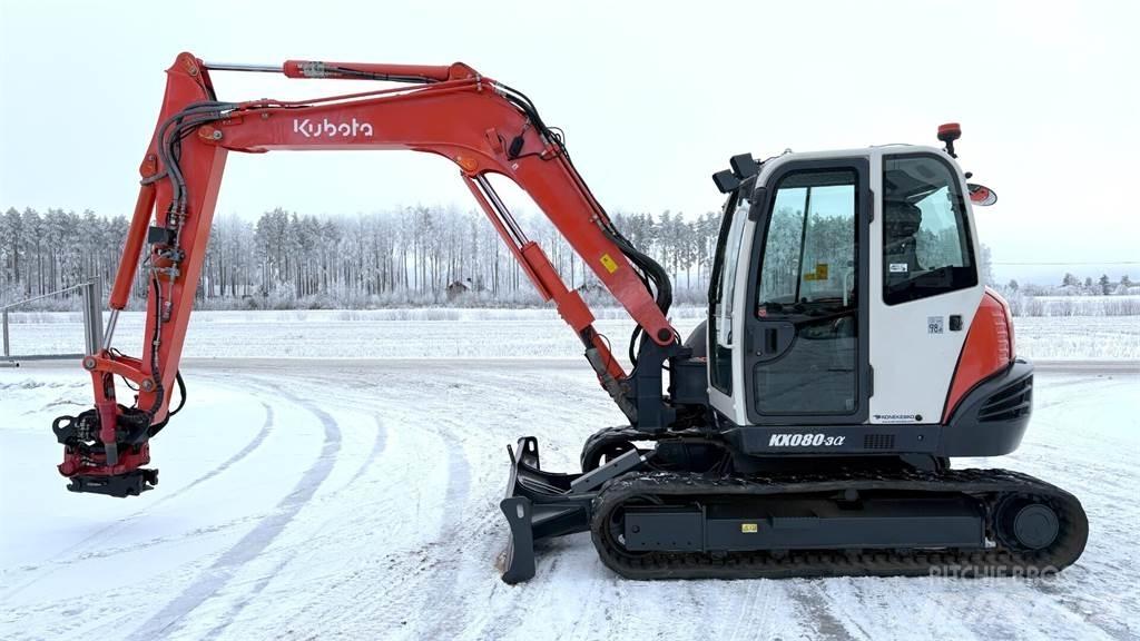 Kubota KX080-3 Midikaivukoneet 7t - 12t