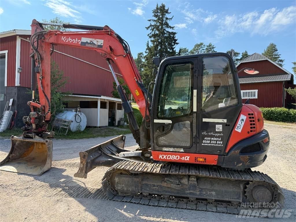 Kubota KX080-4 Midikaivukoneet 7t - 12t