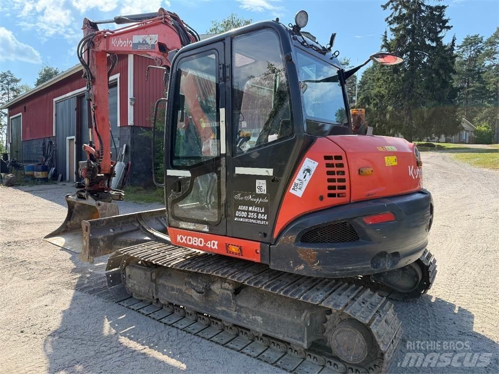 Kubota KX080-4 Midikaivukoneet 7t - 12t