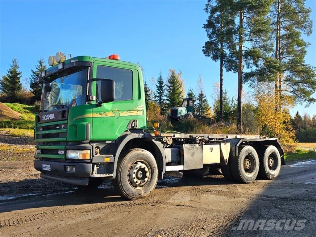 Scania 124C 6X4 Koukkulava kuorma-autot