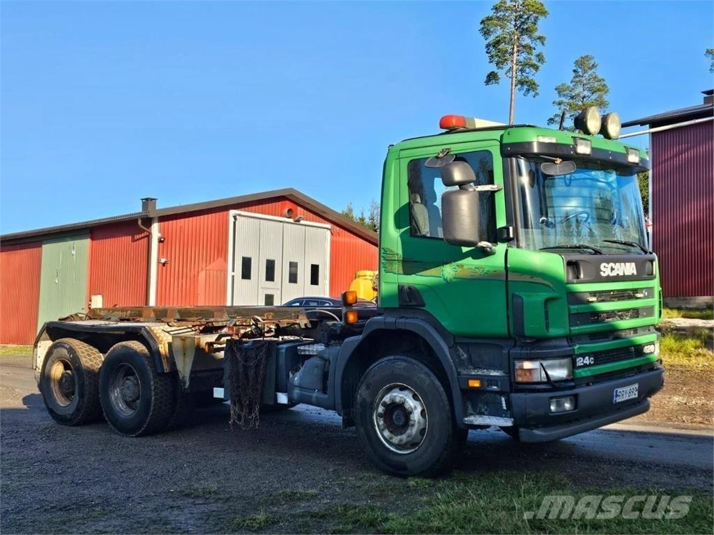 Scania 124C 6X4 Koukkulava kuorma-autot