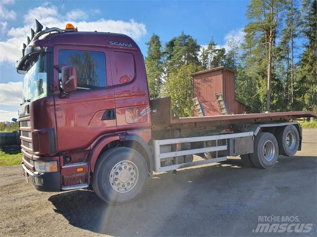 Scania 144G 460 Koukkulava kuorma-autot