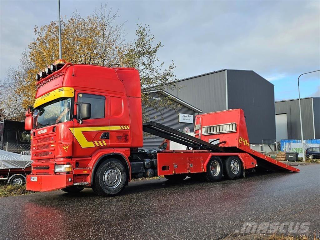 Scania R124 6X2 Autonkuljetusautot