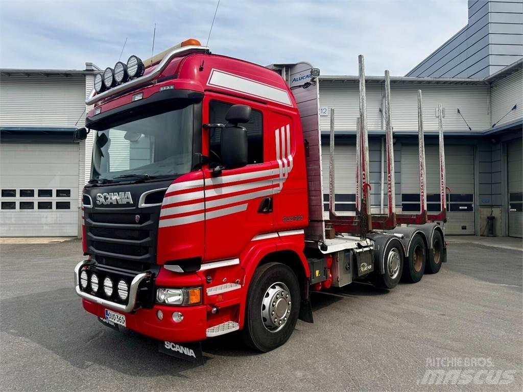 Scania R730 8x4 Puuautot