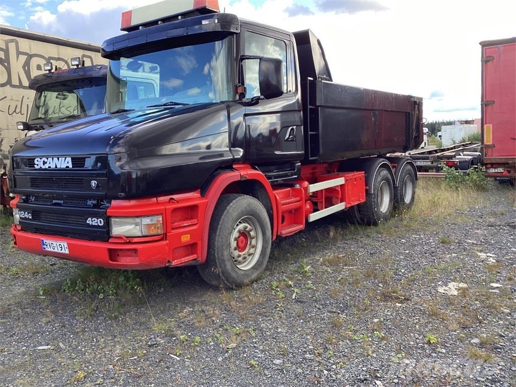 Scania T 124 Sora- ja kippiautot