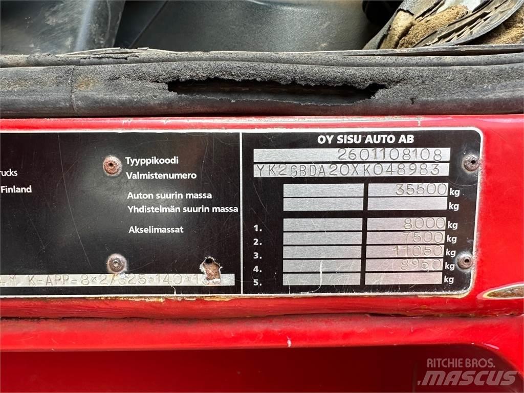 Sisu E14 8x2 Koukkulava kuorma-autot