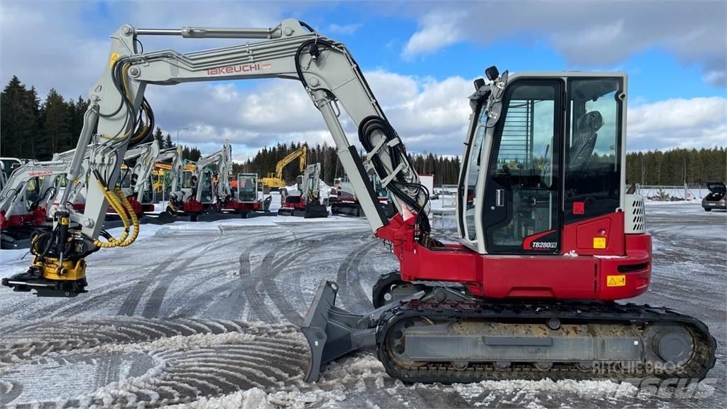 Takeuchi TB280FR Midikaivukoneet 7t - 12t