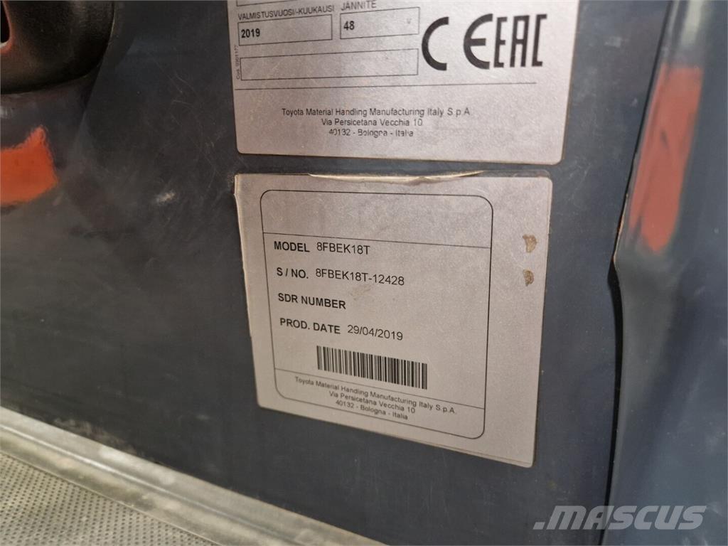 Toyota 8FBEK18T Sähkötrukit