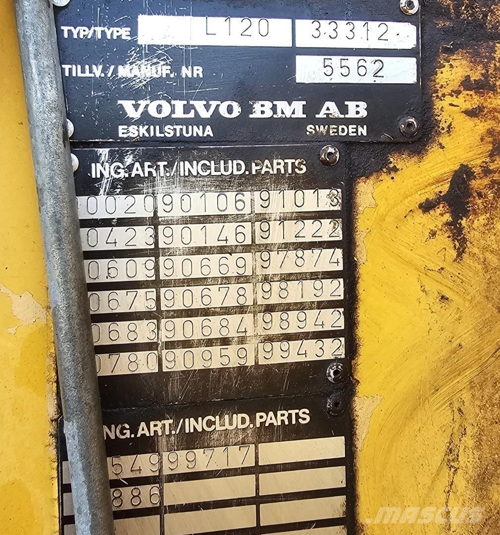 Volvo BM L120 Pyöräkuormaajat