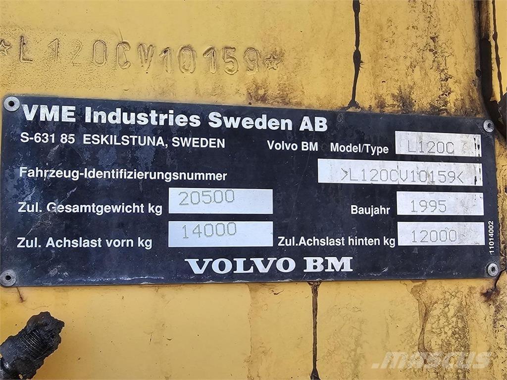 Volvo BM L120C Pyöräkuormaajat